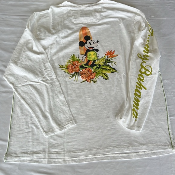 Tommy Bahama Big & Tall Happiest Surf On Earth Disney Long Sleeve T-Shirt NWT - Picture 6 of 16
